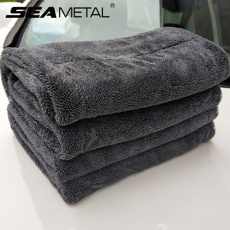 Microfiber Car Drying Towel Super Absorbent - Serviette de lavage de voiture 1200GSM,