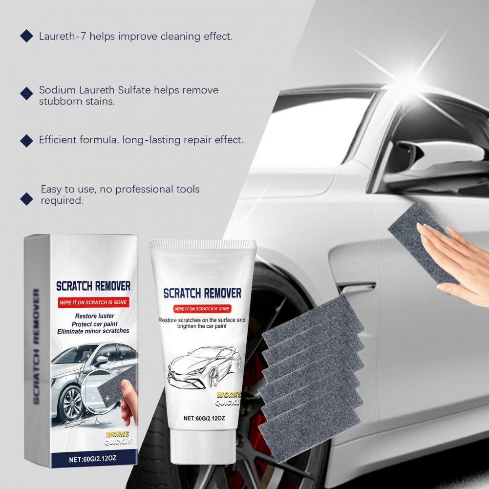 Car Scratch Repair Polishing Wax Paste - Dissolvant de rayures de voiture, gril