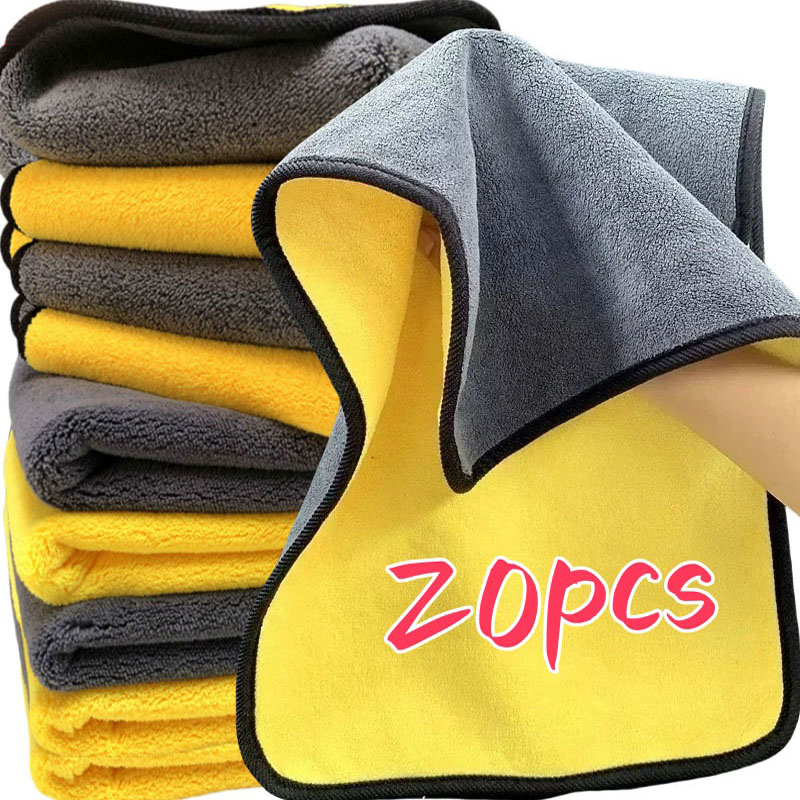 Serviettes de séchage épaisses - Microfiber Car Drying Towel Super Absorbent avis et prix