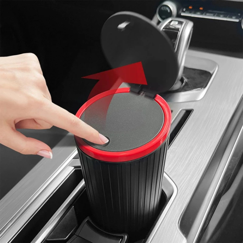Poubelle étanche pour voiture  - Waterproof Car Trash Can With Lid avis et prix