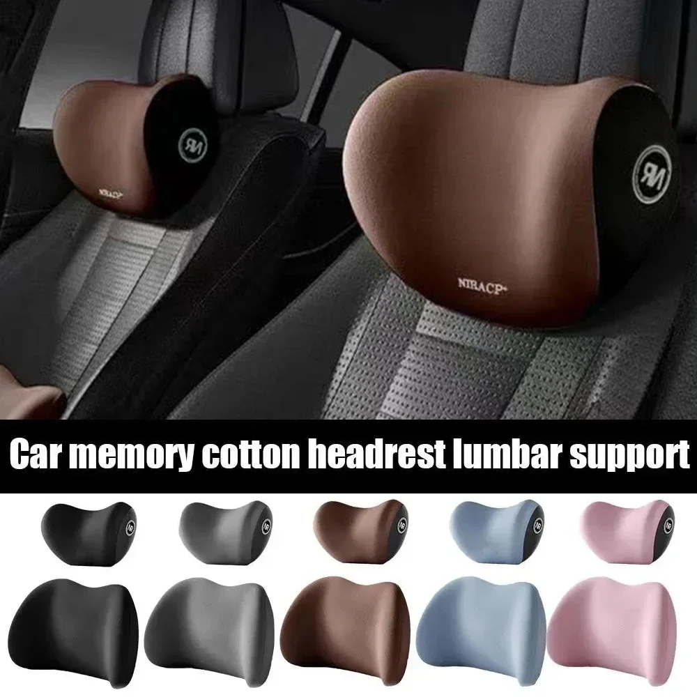 Nouveau coussin de soutien lom - Memory Foam Car Neck Pillow Lumbar Support avis et prix