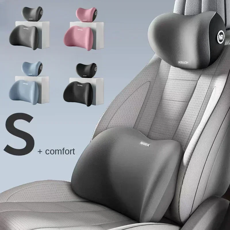 Nouveau coussin de soutien lom - Memory Foam Car Neck Pillow Lumbar Support avis et prix