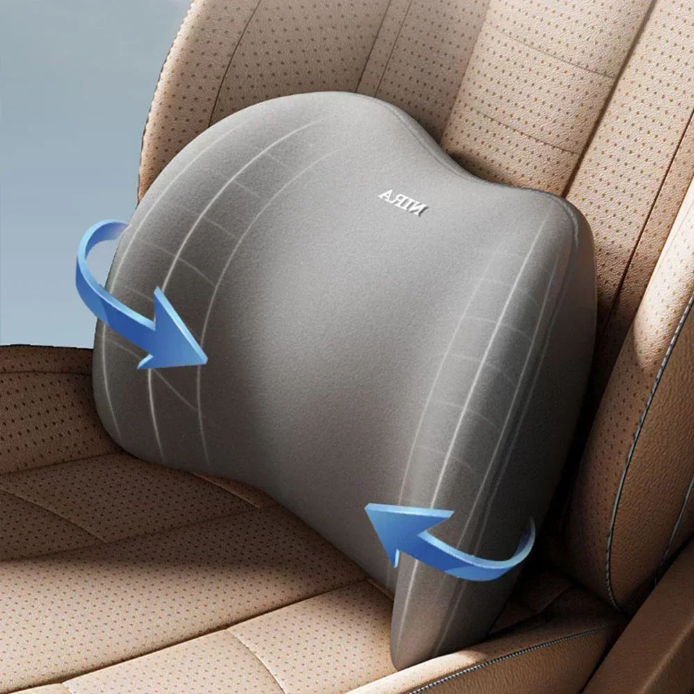 Nouveau coussin de soutien lom - Memory Foam Car Neck Pillow Lumbar Support avis et prix